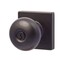 Sure-Loc Hardware Sure-Loc Hardware Durango Square Entry Knobset, Flat Black DU107-SQ FBL - alternate 3